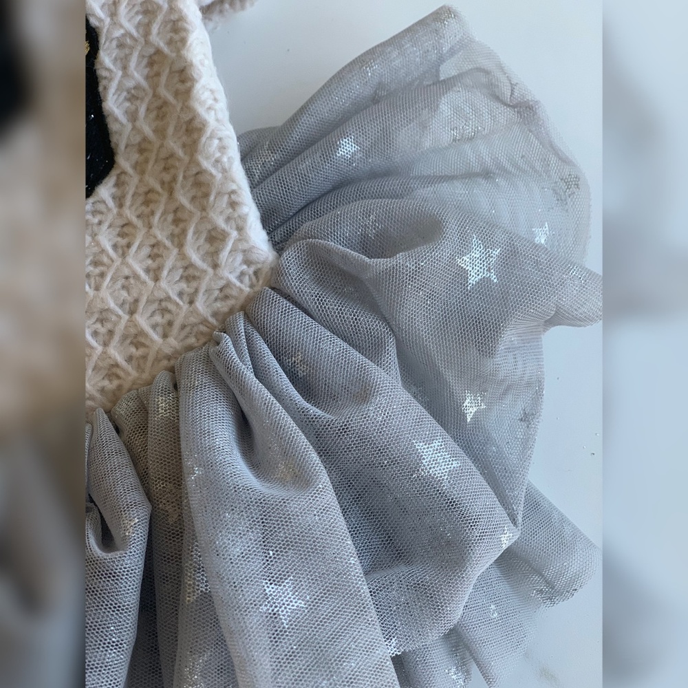 Chewnel COCO tweed Camellia flower dog dress - Picture 6 of 8